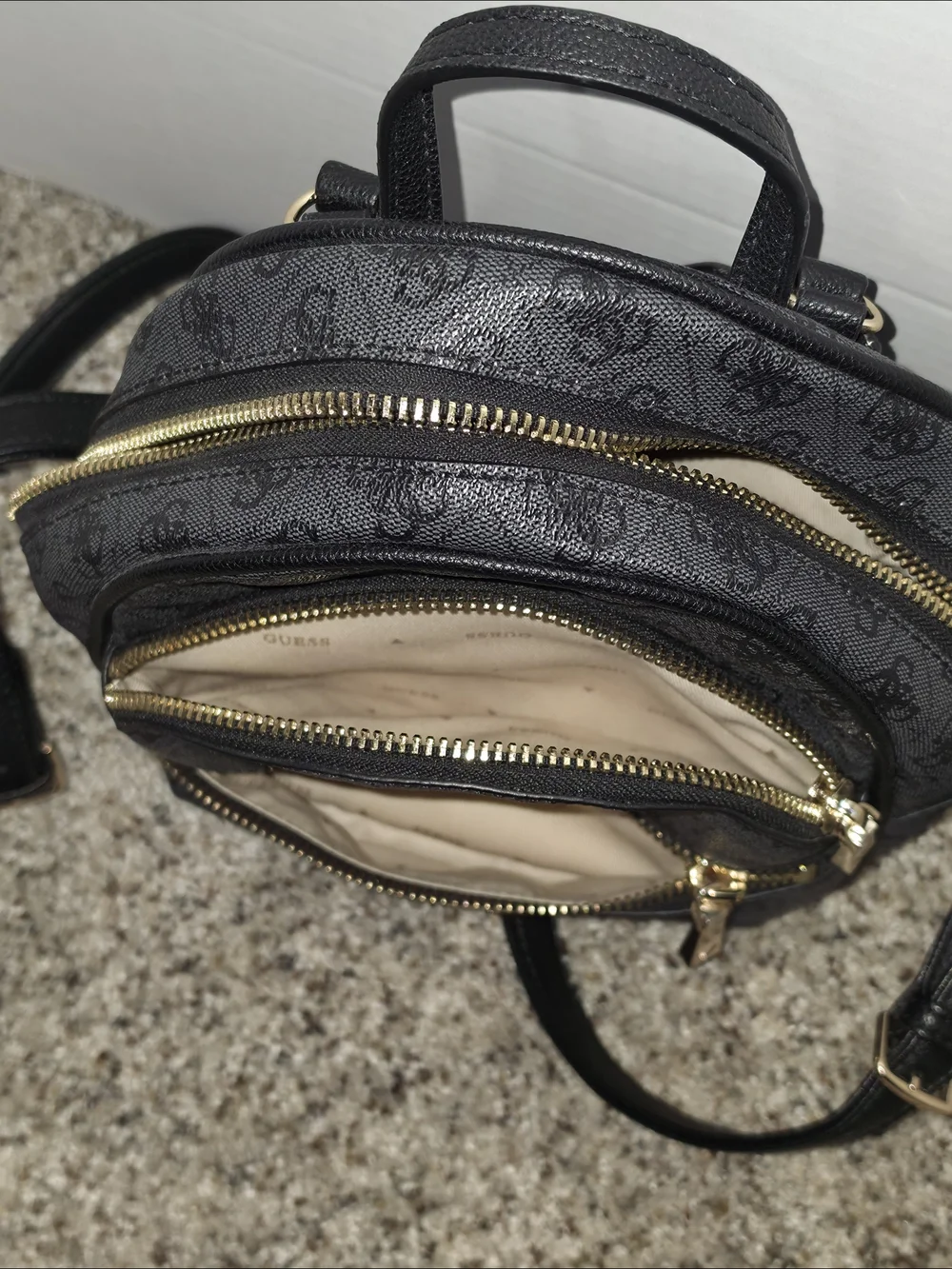 Guess Manhattan II Women's Backpack Bag Black